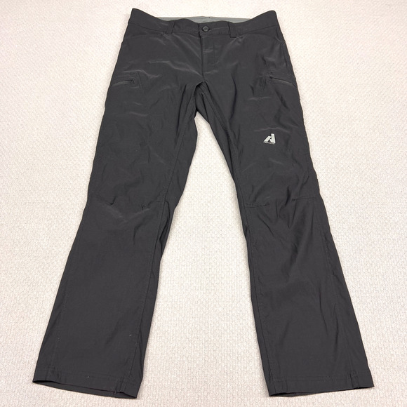 Eddie Bauer Pants Mens 34x30 Black First Ascent Performance Hiking Outdoor - Picture 1 of 9
